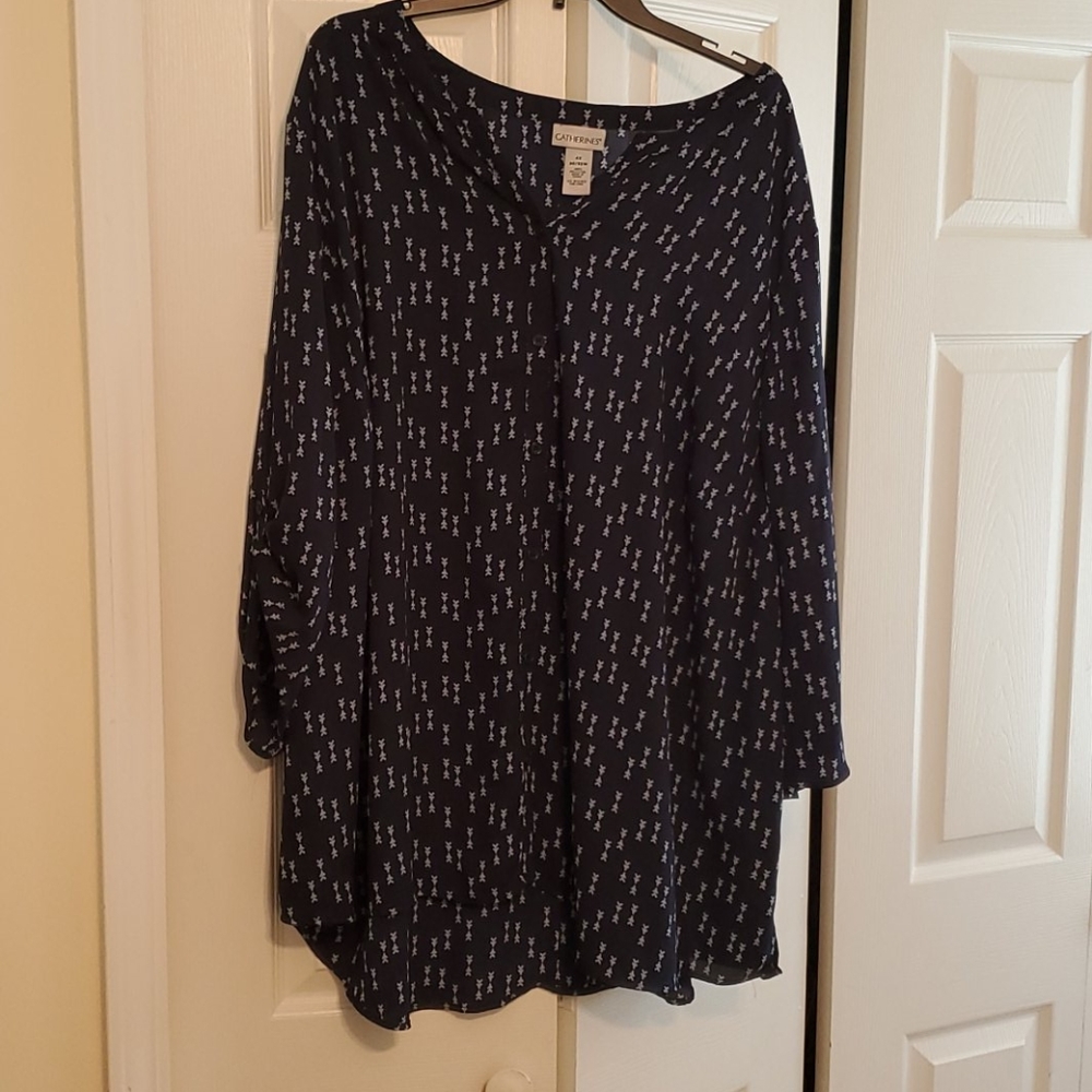 Cstherines Navy tunic 4x